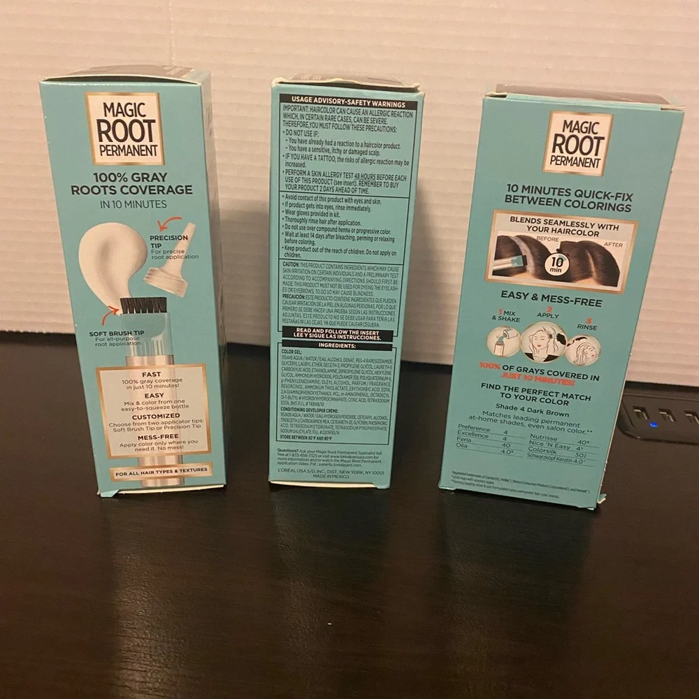 L'Oreal Paris Magic Root Permanent Hair Color - Dark Brown - Picture 2 of 3